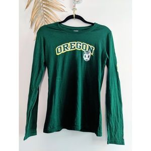 RUSSELL Long Sleeve Oregon Ducks Football Shirt